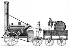 Dampflokomotive - Rocket, von Robert Stephenson